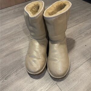 UGG Cream Sparkle Boots